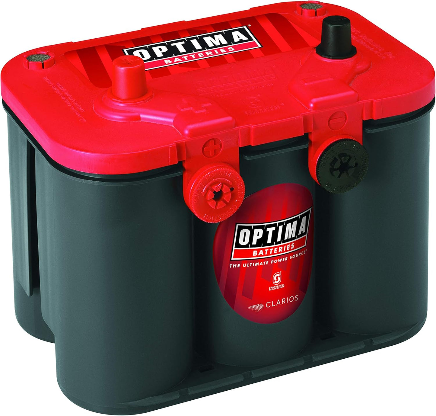 OPTIMA Batteries High Performance 34/78 Red Top Sealed AGM Car, Truck, and SUV Starting Battery, 800 CCA, Dual SAE and GM Terminals, Maintenance Free, Versitile Mounting